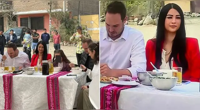 George Forsyth y Sonia La Torre llegaron a SJL para el desayuno electoral junto a los vecinos y compañeros. George Forsyth y Sonia La Torre llegaron a SJL para el desayuno electoral junto a los vecinos y compañeros.