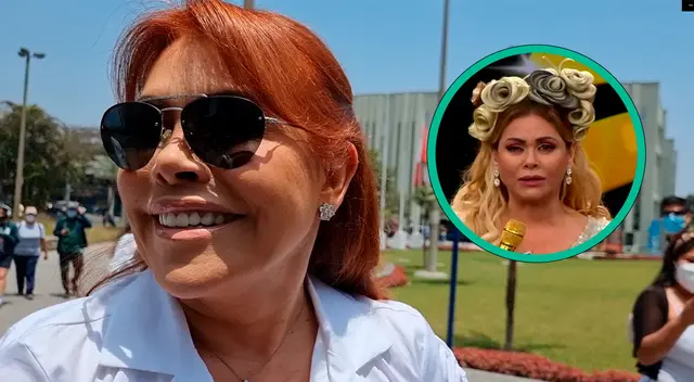 Magaly Medina clara y directa ante Gisela Valcárcel. Magaly Medina clara y directa ante Gisela Valcárcel.