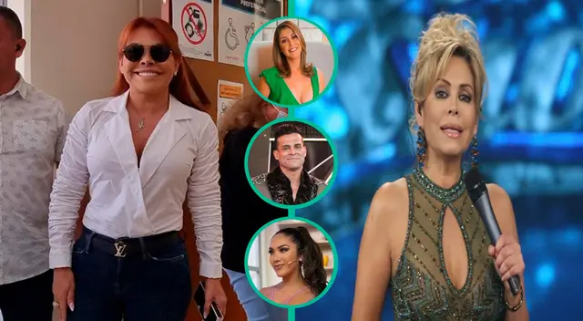 Magaly Medina lanza chiquita a Gisela Valcárcel.