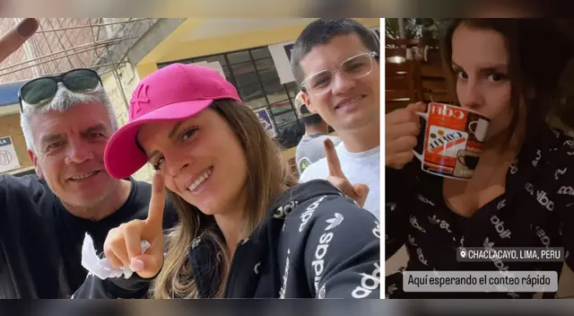 Alejandra Baigorria esperanzada en que su papá Sergio Baigorria sea alcalde de Chaclacayo en estas Elecciones 2022.