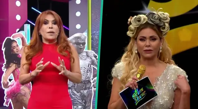 Magaly Medina desmintió que haya llorado ante Gisela Valcárcel. Magaly Medina desmintió que haya llorado ante Gisela Valcárcel.