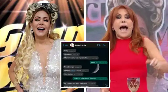 Gisela Valcárcel se habría comunicado con Robotina.