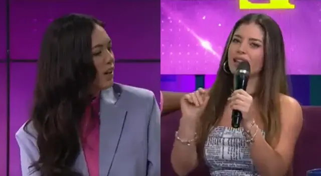 La conductora y la modelo dieron que hablar con sus palabras.