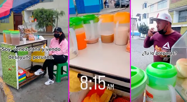 La joven venezolana compartió un poco de lo que es su trabajo en Perú.