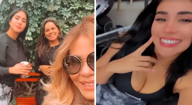 Melissa Paredes estuvo en una reunión con el equipo de El Gran Show.