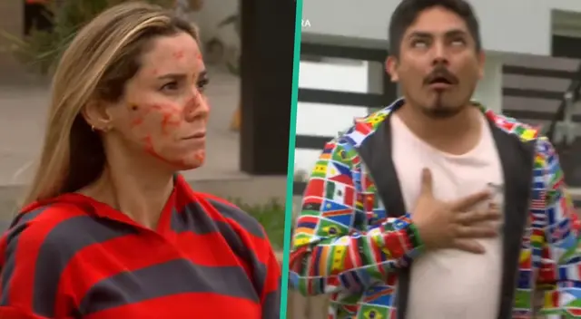 Al Fondo Hay Sitio: Joel se asusta al ver a Macarena y cree que es una pesadilla. Al Fondo Hay Sitio: Joel se asusta al ver a Macarena y cree que es una pesadilla.