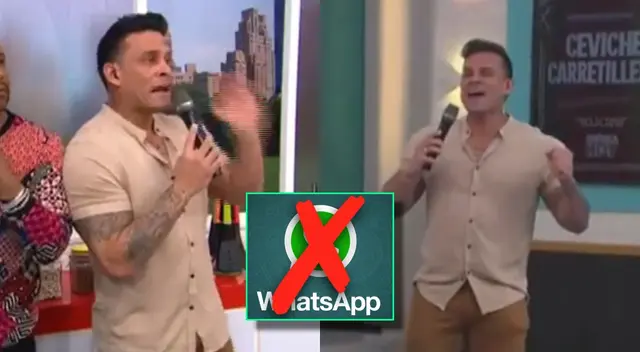 Christian Domínguez está fuera.