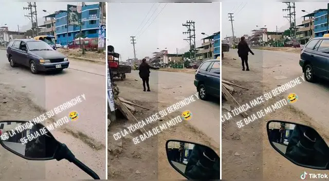 La escena se ha vuelto viral en las redes sociales.