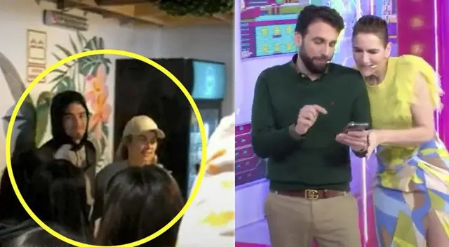 Gigi Mitre no podía creer ver a Ale Venturo posando feliz con Rodrigo Cuba. Gigi Mitre no podía creer ver a Ale Venturo posando feliz con Rodrigo Cuba.