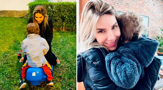 Juliana Oxenford dedica tierno mensaje a su hijo.