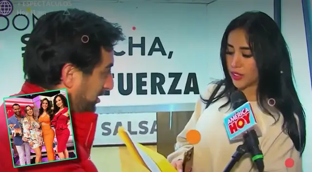 Melissa Paredes no quiere nada con sus excompañeros de América Hoy.