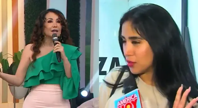 Janet Barboza le echó tierrita a Melissa Paredes.