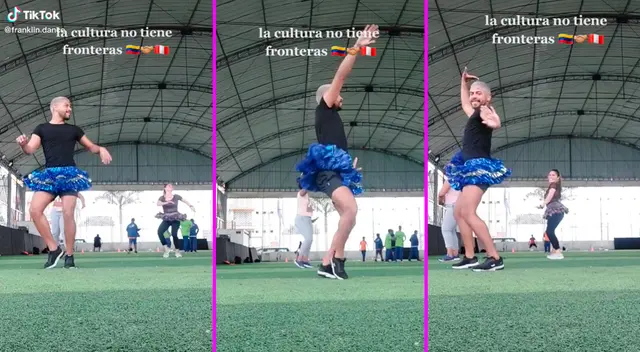 El joven venezolano se hizo viral en TikTok con sus pasos de baile. El joven venezolano se hizo viral en TikTok con sus pasos de baile.