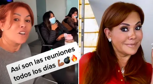 Reportera de Magaly Medina revela como es trabajar con ella.