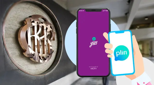 Yape y Plin deberán trabajar juntos hasta antes de marzo del 2023, según el BCR.