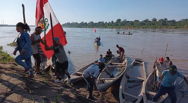 Protesta se inició en cuatro cuencas del río Marañón