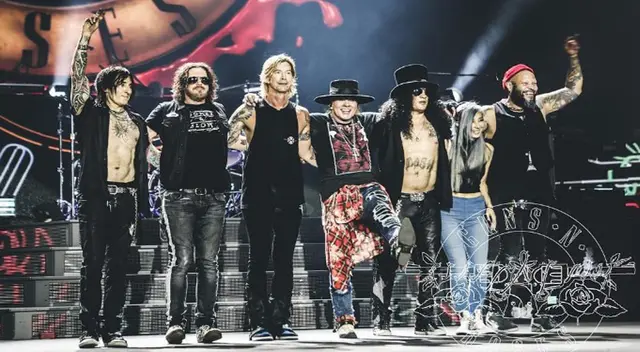 Guns N’ Roses dará un concierto en Lima en el Estadio San Marcos.