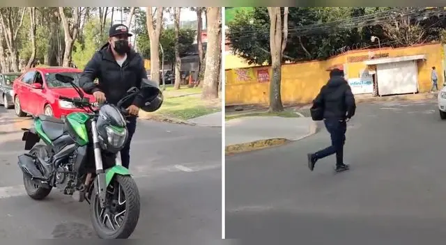 El valiente vecino enfrentó al delincuente que se había robado la motocicleta cuadras más abajo.
