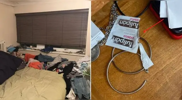 La joven fue al departamento para ordenarlo, pero terminó llevándose gran decepción al descubrir su infidelidad. La joven fue al departamento para ordenarlo, pero terminó llevándose gran decepción al descubrir su infidelidad.