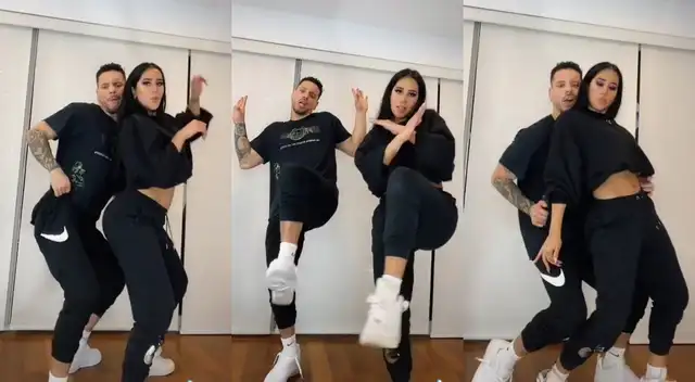 Melissa Paredes y Anthony Aranda mostraron sus mejores pasos al ritmo de Rauw Alejandro.