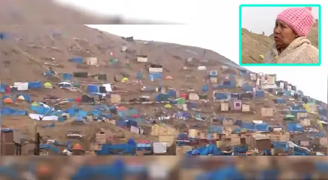 Lugar de la invasión en cerro de Ventanilla