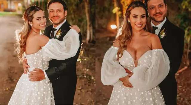 Ethel Pozo y Julián Alexander celebran su primer mes de casados.