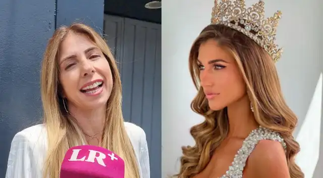 Fiorella Cayo feliz con la hija de su hermana Bárbara.