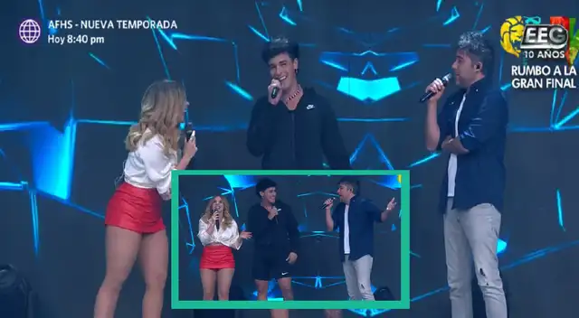 Johanna es troleada por Renzo cuando hablaba con el nuevo integrante de EEG: “Respeta, deja al niño tranquilo”