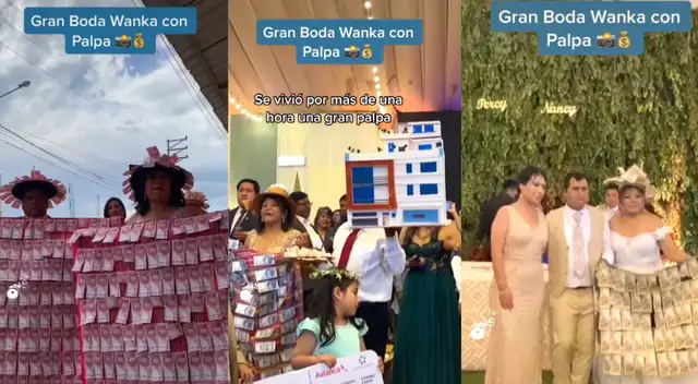 Una boda que no faltó grandes regalos para los novios. Una boda que no faltó grandes regalos para los novios.
