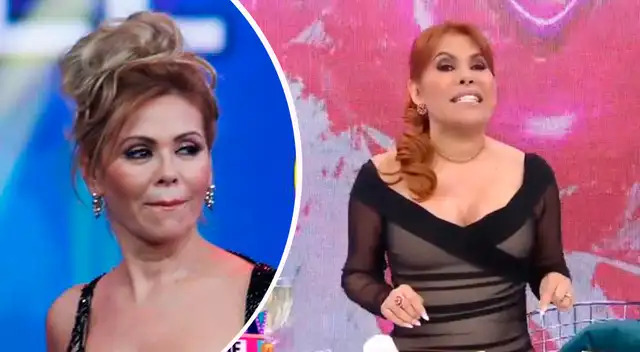 Magaly Medina indignada con Gisela Valcárcel.
