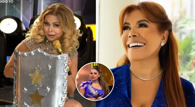 Magaly Medina aplaude a Gisela Valcárcel por cuadrar a Giuliana Rengifo Magaly Medina aplaude a Gisela Valcárcel por cuadrar a Giuliana Rengifo
