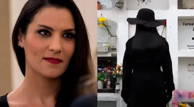 La mujer de negro estarái buscando venganza por la muerte de Claudia Zapata.