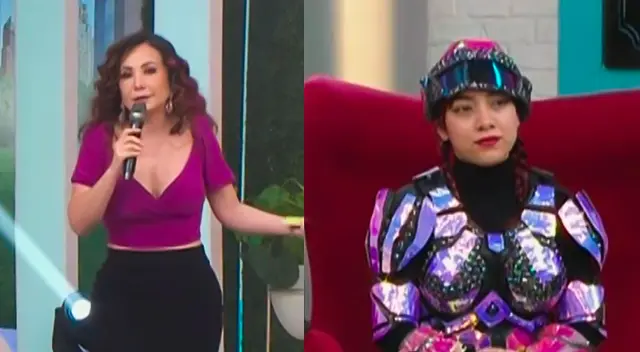 Janet Barboza cuestiona a Robotina por seguir con Robotín: Janet Barboza cuestiona a Robotina por seguir con Robotín: