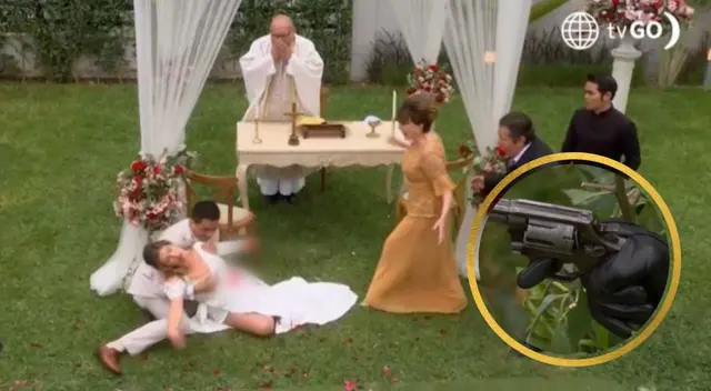 Pepe y Rafaella: Su boda fue interrumpida porque la 'dama de negro' disparó a Rafaella