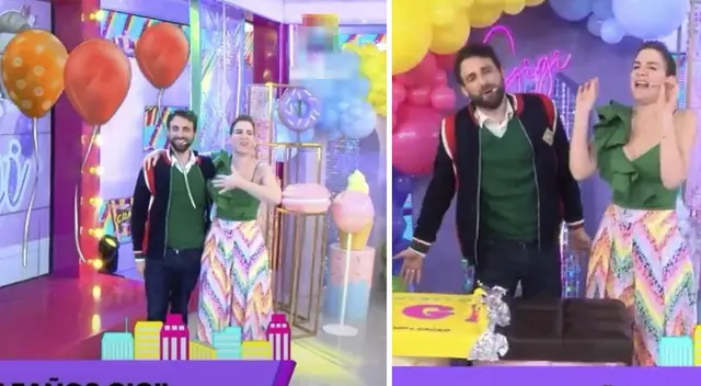 Gigi Mitre está de fiesta. Gigi Mitre está de fiesta.