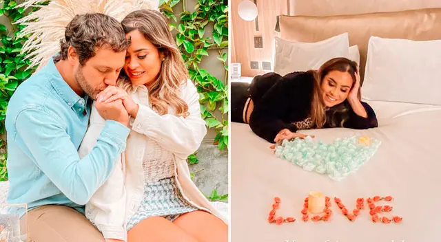 Ethel Pozo y Julián Alexander celebraron un mes como casados.