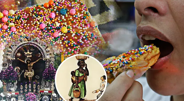 este delicioso dulce también es llamado turrón de miel o turrón del Señor de los Milagros.