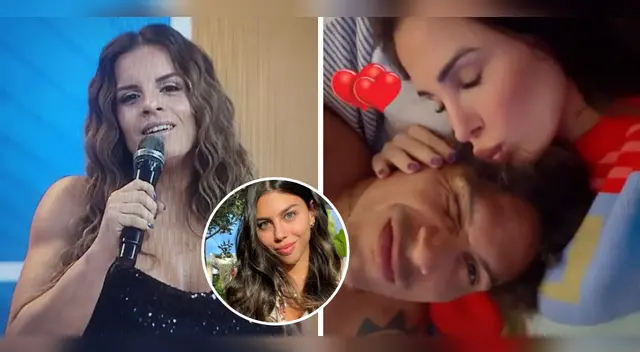 Alejandra Baigorria chanca a Paolo Guerrero.