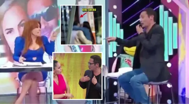 Kike Suero se enfrenta a Magaly Medina. Kike Suero se enfrenta a Magaly Medina.