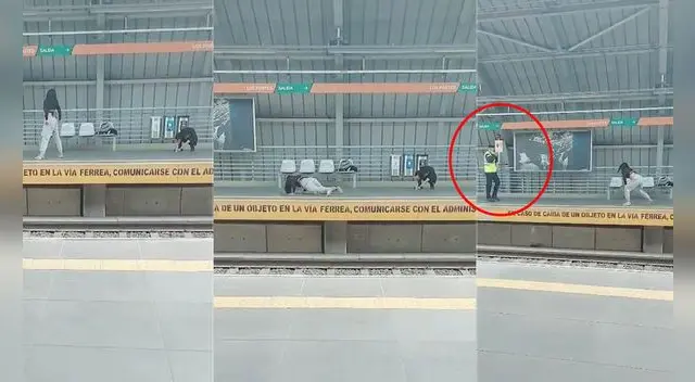 La escena se ha vuelto viral en las redes sociales. La escena se ha vuelto viral en las redes sociales.