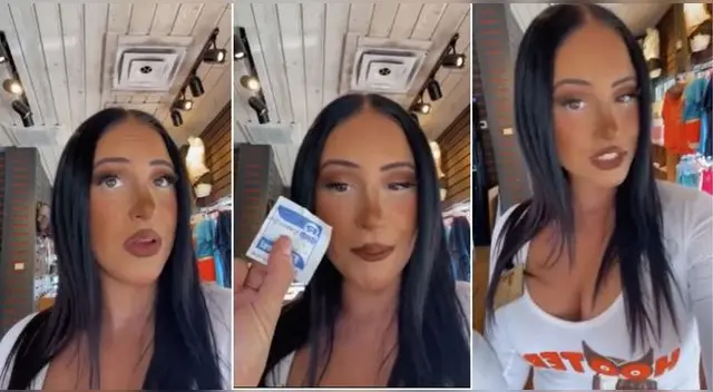 La moza se mostró indignado por la actitud que tuvo el novio de la joven, quien estuvo presente cuando le dio el papel. La moza se mostró indignado por la actitud que tuvo el novio de la joven, quien estuvo presente cuando le dio el papel.