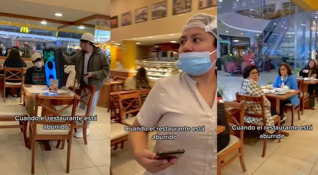 Singular escena en conocido local de comidas se hizo viral en TikTok. Singular escena en conocido local de comidas se hizo viral en TikTok.