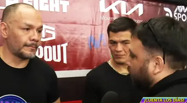 Jackson Mora no soportó broma de 'urraco' y lo empuja tras consultarle por la boda con Tilsa Lozano.