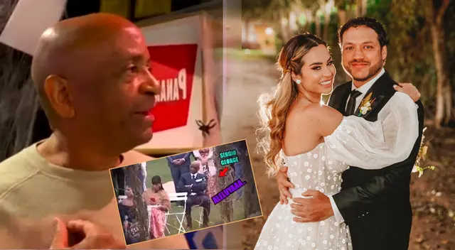 Sergio George aclaró sobre si se durmió en la boda de Ethel Pozo y Julián Alexander.