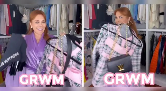 Magaly Medina muestra uno de sus looks.