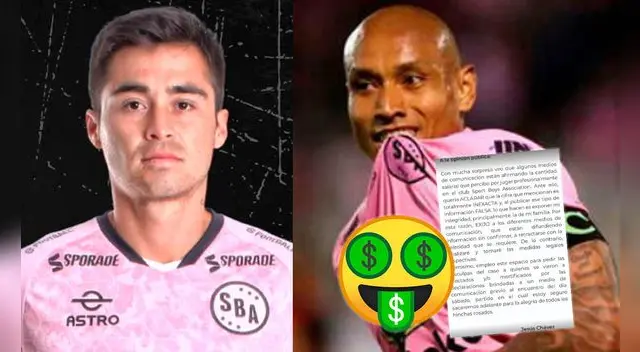 ¿Cuánto ganaría Rodrigo Cuba y Jesús Chávez en el Sport Boys?