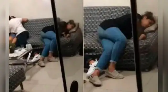 La escena se ha vuelto viral en las redes sociales.