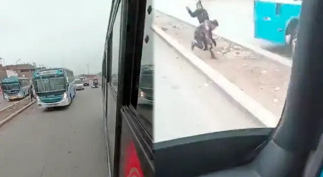 Carros de la empresa Etuchisa ocasionan accidente en concurrida vía de Villa El Salvador.