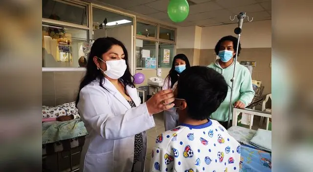 Menor agradeció a la doctora y todo el personal médico. Menor agradeció a la doctora y todo el personal médico.