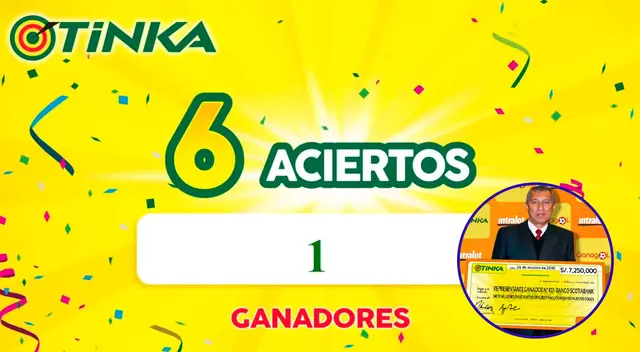 Conoce cuántos ganadores tiene el "Pozo Millonario" de la Tinka.